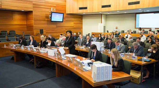 Counsel Assisting, Maria Gerace addresses Commissioners