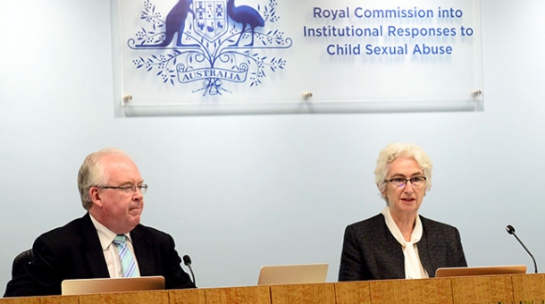 From left to right: Commissioner Robert Fitzgerald AM and Justice Jennifer Coate