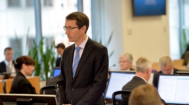 Counsel Assisting, Angus Stewart SC Counsel Assisting, Angus Stewart SC addresses Commissioners