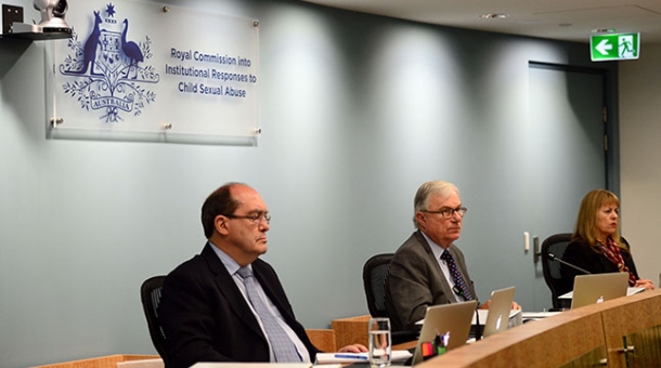From left to right: Commissioner Andrew Murray, The Hon. Justice Peter McClellan AM and Commissioner Helen Milroy
