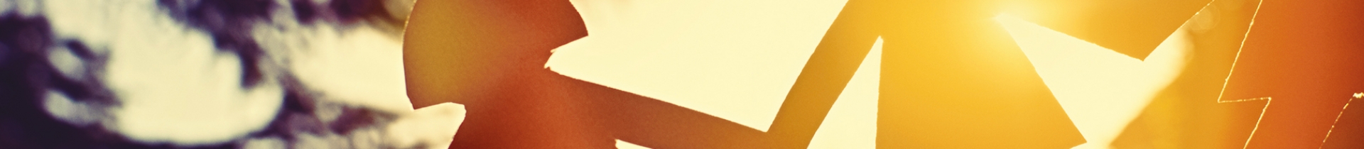 Paper doll cut outs and a tree