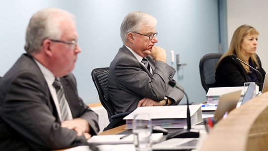From left to right: Commissioner Robert Fitzgerald AM, The Hon. Justice Peter McClellan AM and Commissioner Helen Milroy