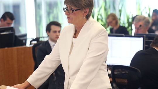 Counsel Assisting, Gail Furness SC speaking in a court room