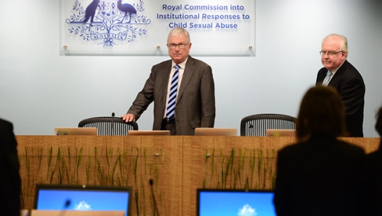 From left to right: The Hon. Justice Peter McClellan AM and Commissioner Robert Fitzgerald AM