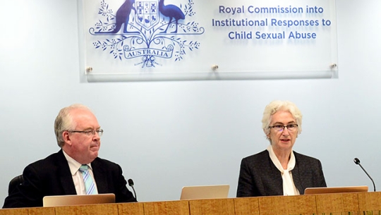 From left to right: Commissioner Robert Fitzgerald AM and Justice Jennifer Coate