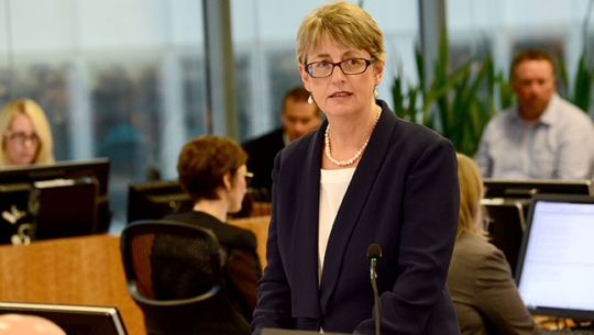 Counsel Assisting, Gail Furness SC speaking in a court room