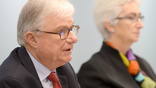 From left to right: The Hon. Justice Peter McClellan AM and Justice Jennifer Coate