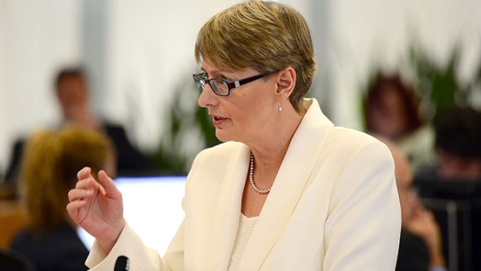 Counsel Assisting Gail Furness SC speaking in a court room