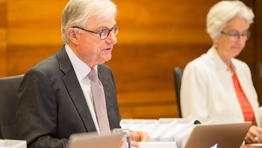 From left to right: The Hon. Justice Peter McClellan AM and Justice Jennifer Coate