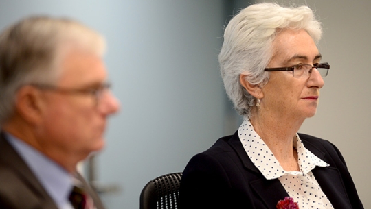 From left to right: The Hon. Justice Peter McClellan AM and Justice Jennifer Coate
