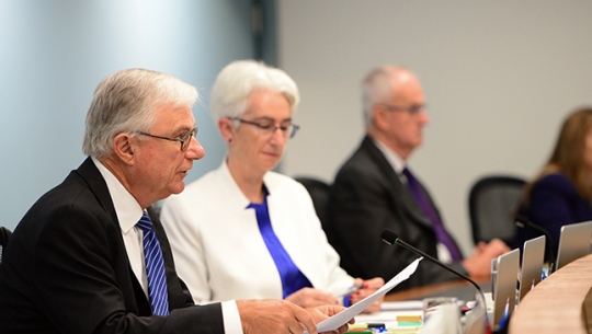 From left to right: The Hon. Justice Peter McClellan AM and Justice Jennifer Coate
