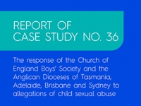 Report into Church of England Boys’ Society and the Anglican Dioceses of Tasmania, Adelaide, Brisbane and Sydney released