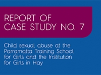 Report on Parramatta Training School for Girls and the Institution for Girls in Hay released