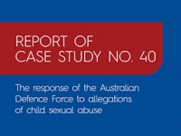Cover for Report of Case Study No. 40